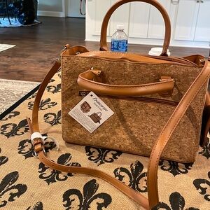 Cork wine or beverage purse! New never used!